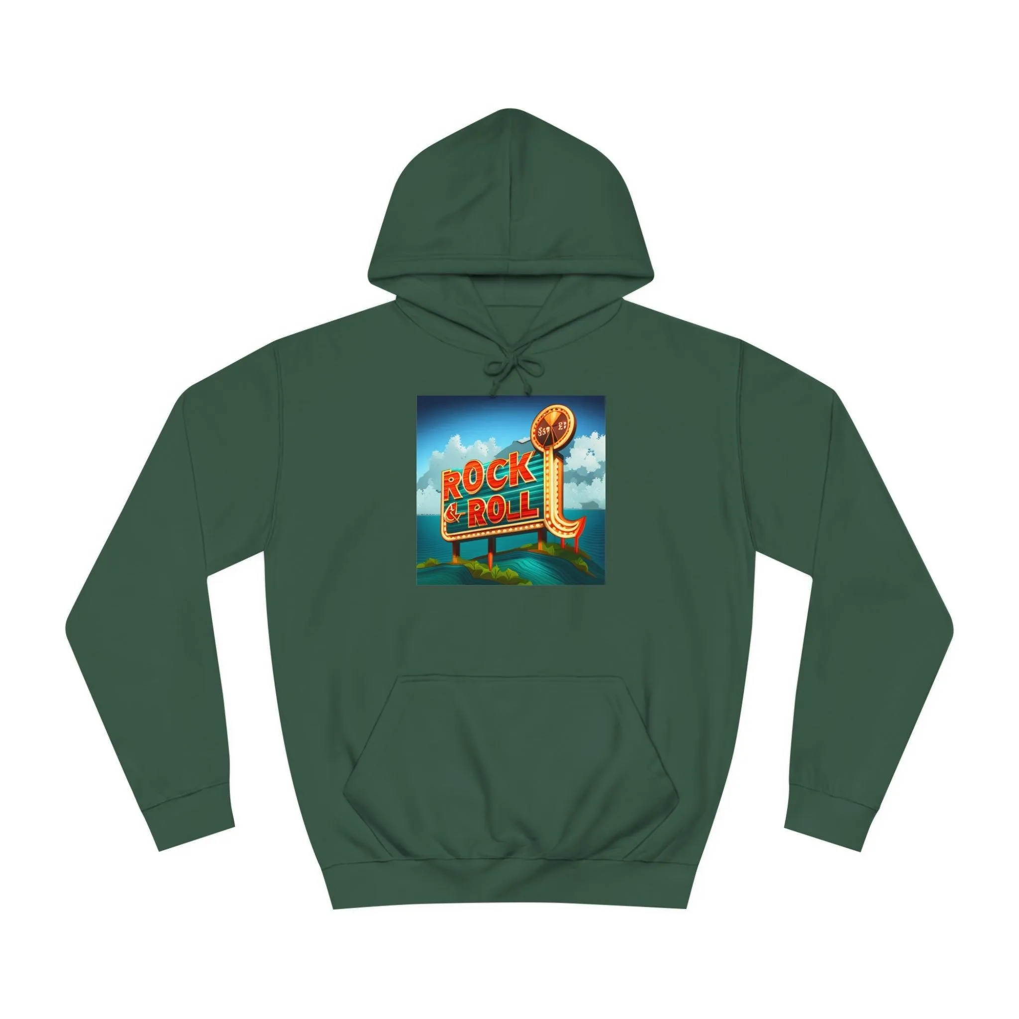 Rock & Roll Casino Unisex College Hoodie