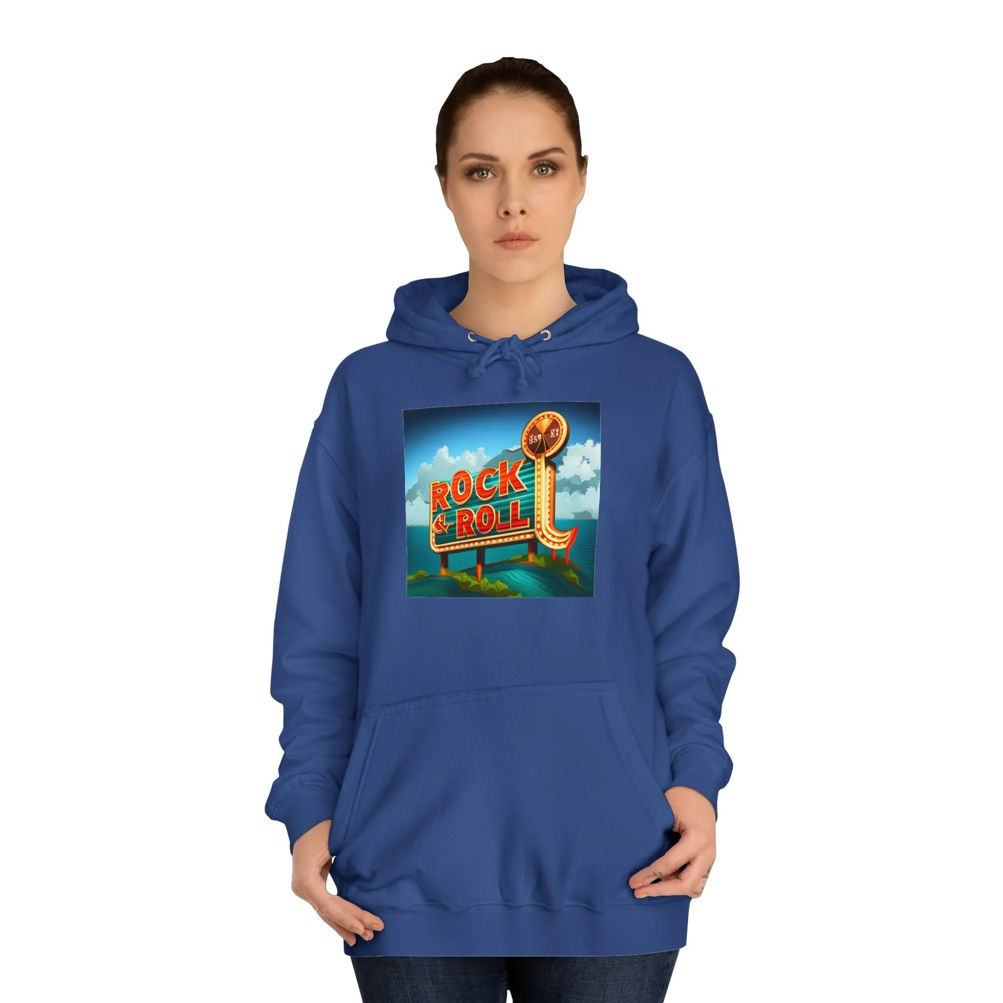 Rock & Roll Casino Unisex College Hoodie