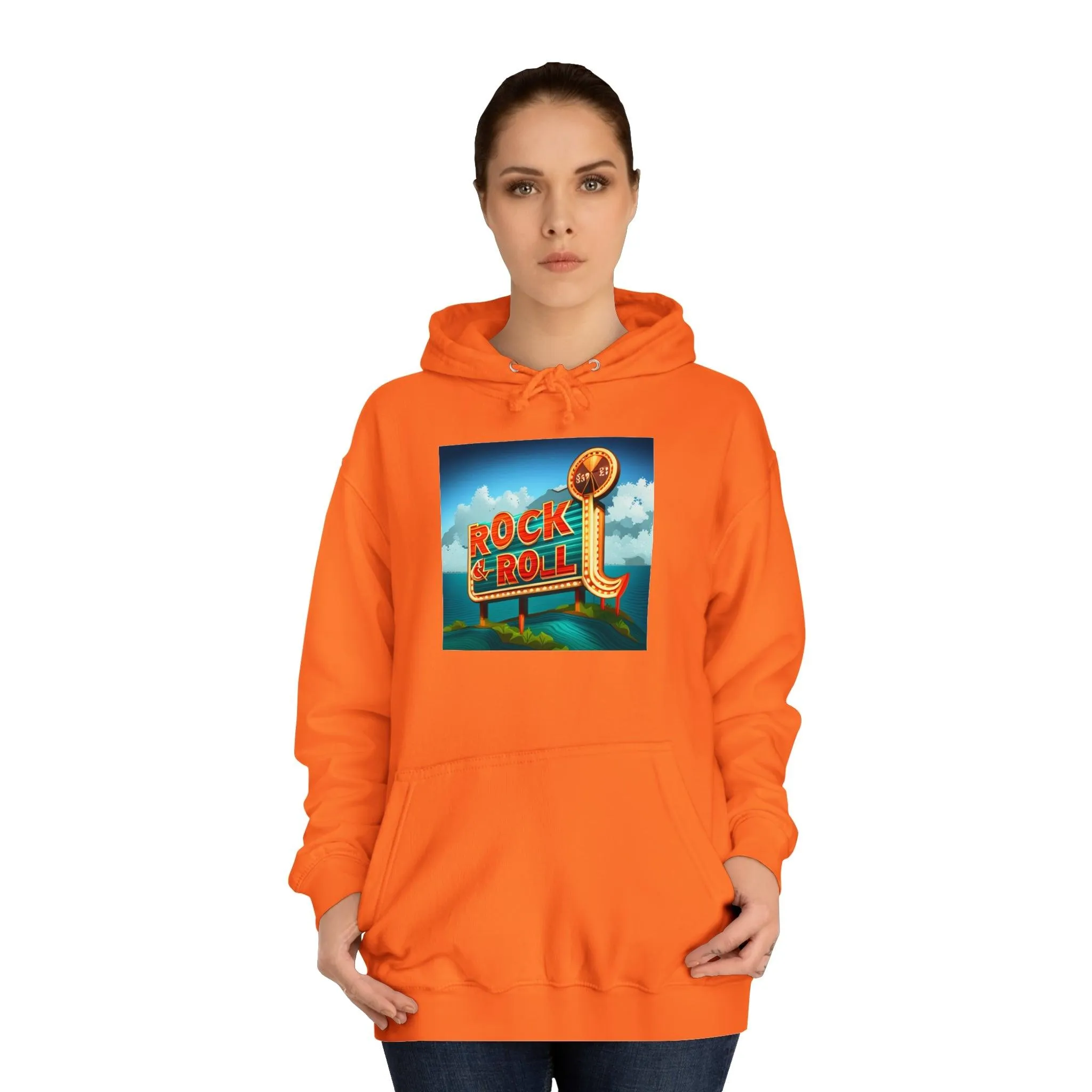 Rock & Roll Casino Unisex College Hoodie