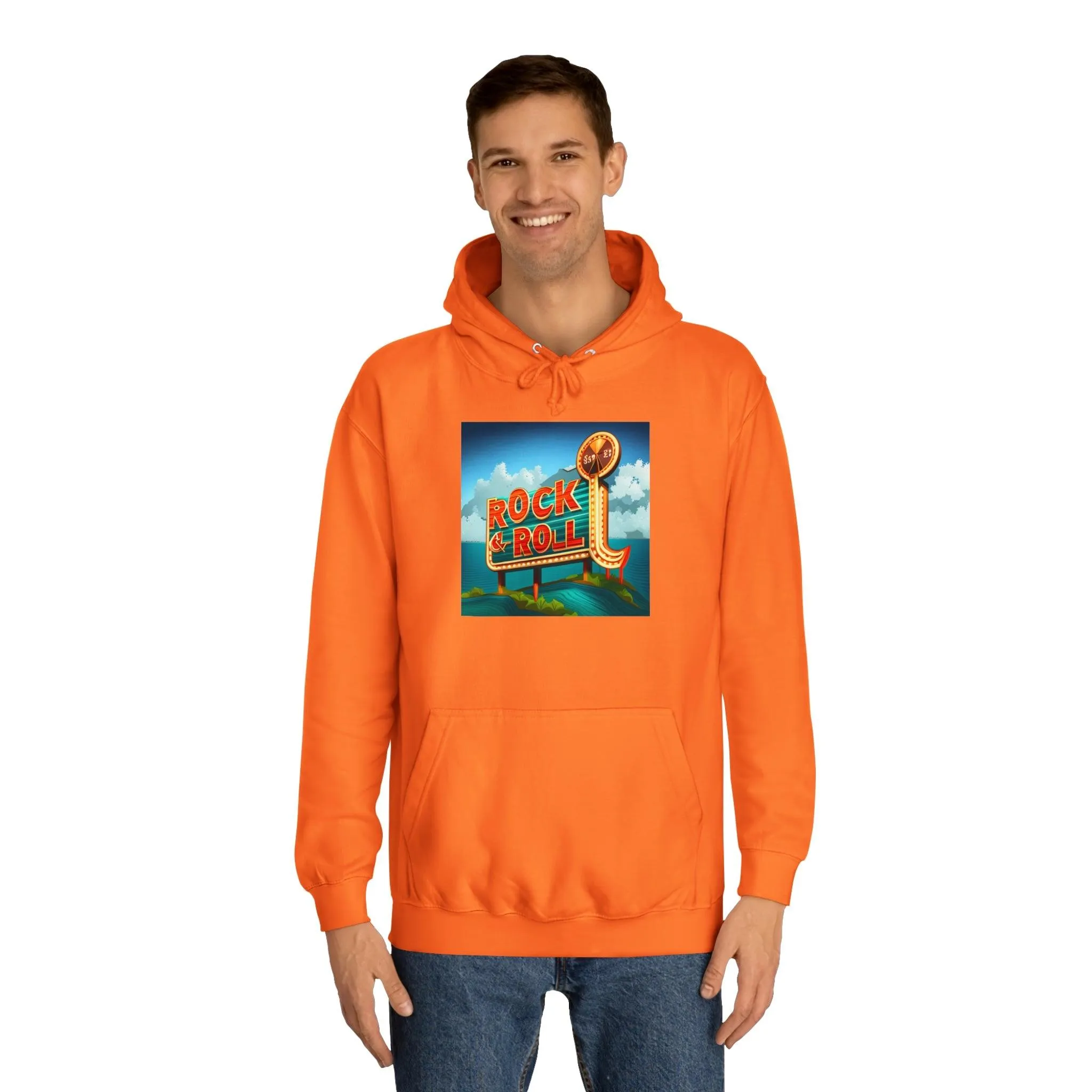 Rock & Roll Casino Unisex College Hoodie