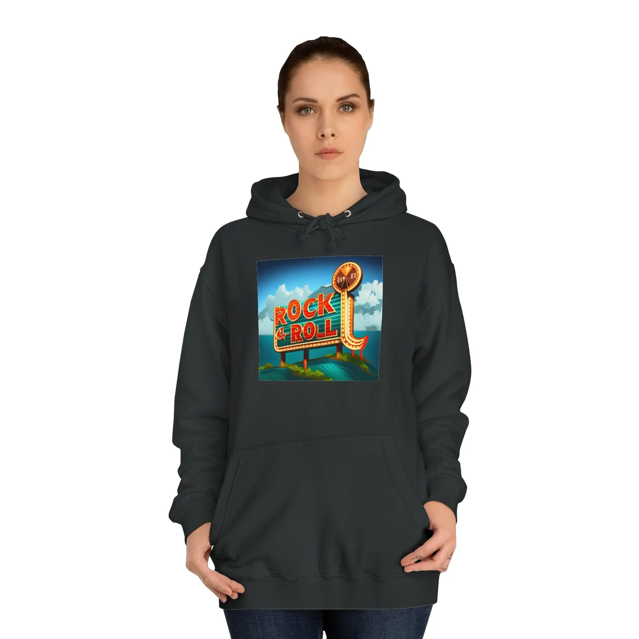 Rock & Roll Casino Unisex College Hoodie