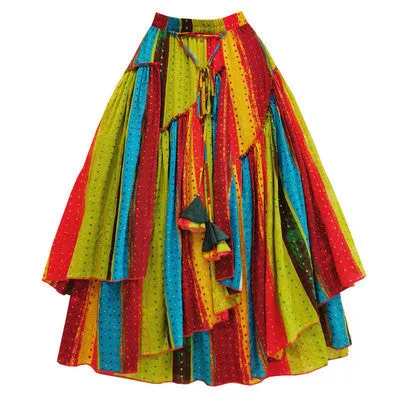 Romany Rainbow Cotton Skirts