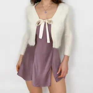 Soft Rabbit Hair Cardigan
