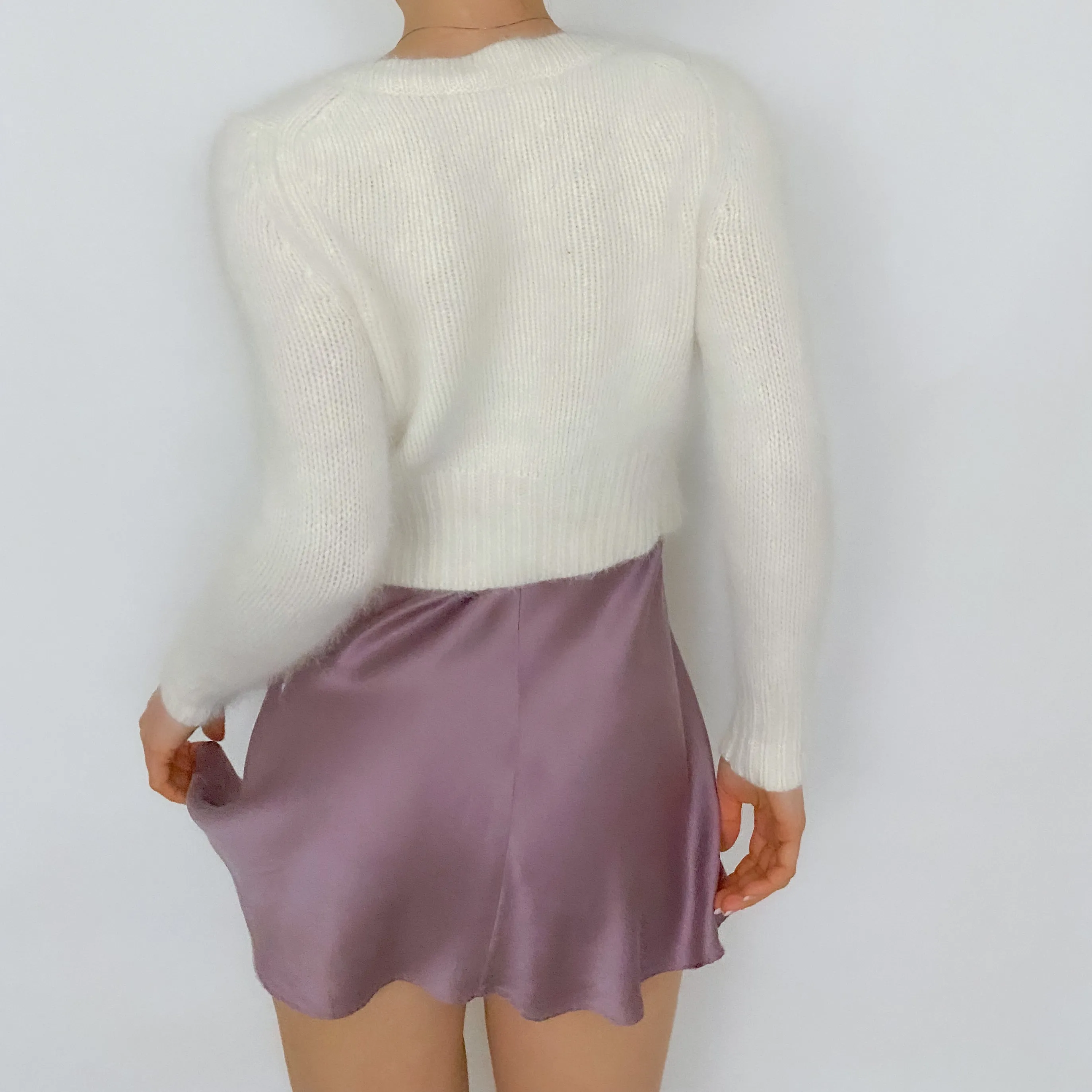 Soft Rabbit Hair Cardigan