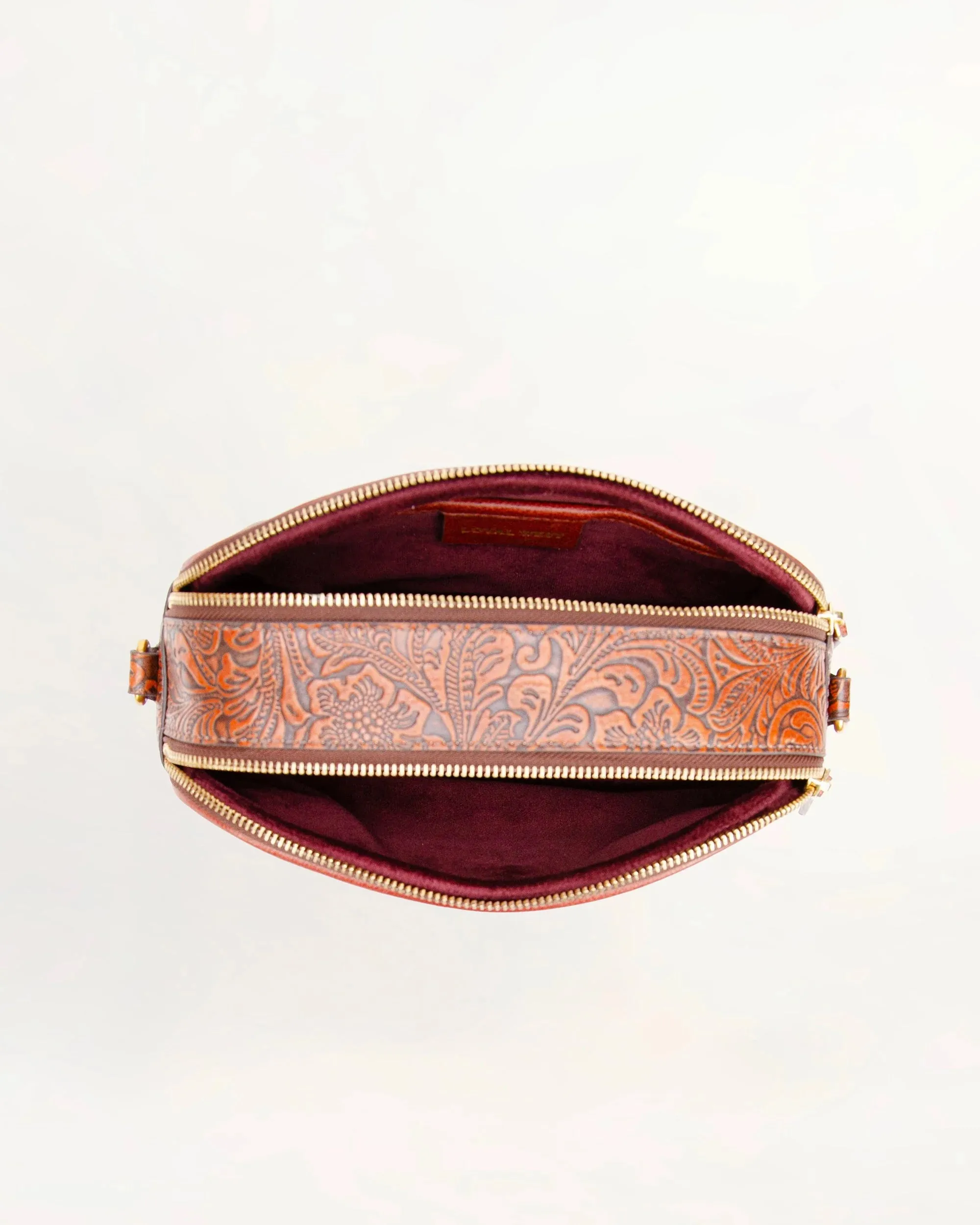 Sophia Shoulder Bag - Brown Floral