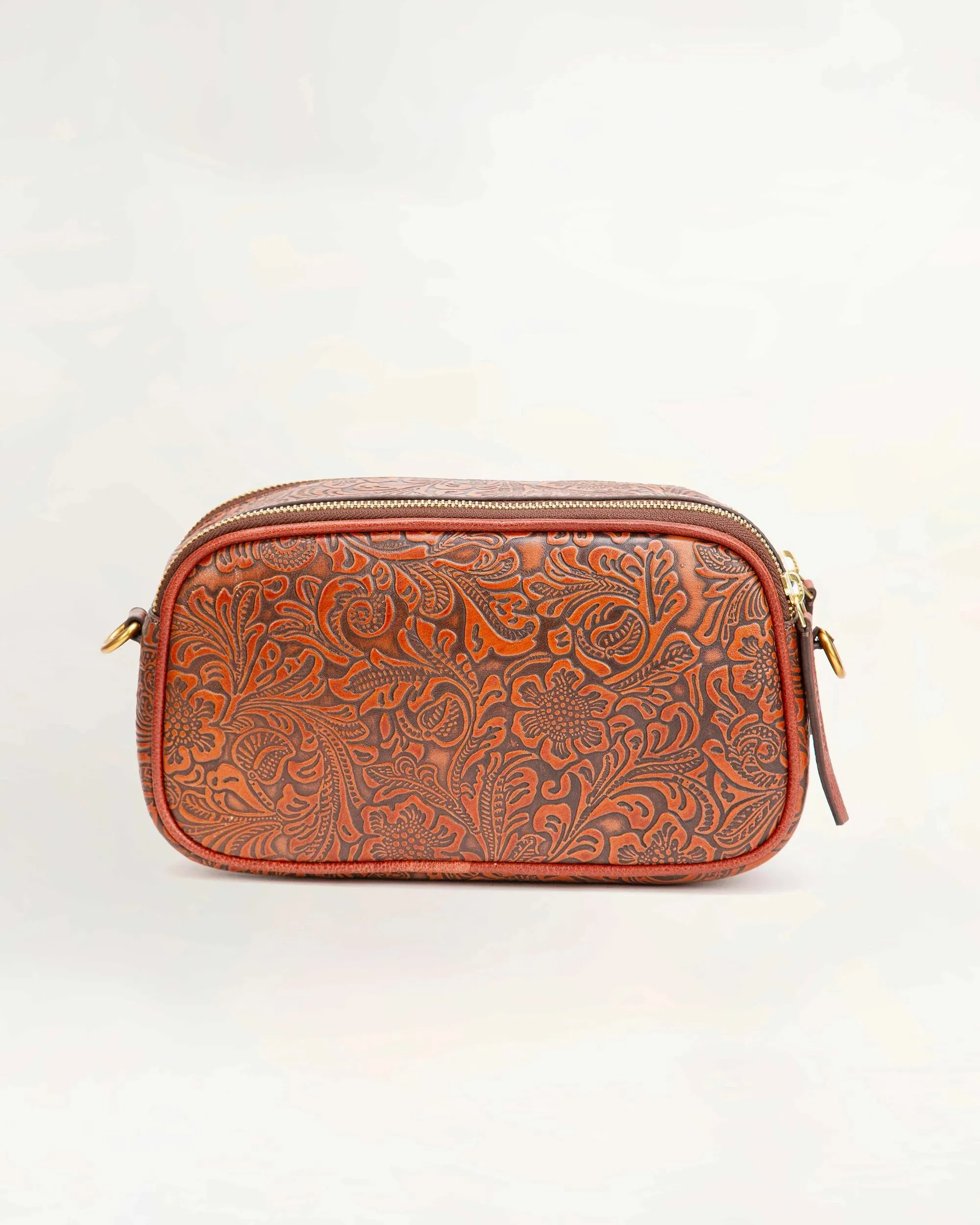 Sophia Shoulder Bag - Brown Floral