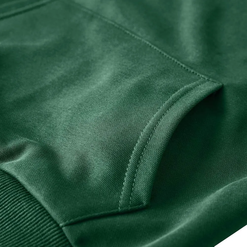 Spring&Gege Youth Solid Classic Hoodies Soft Hooded Pullover Sweatshirts for Children (3-14 Years)