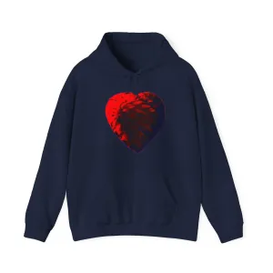 Valentine Heartart Unisex Heavy Blend™ Hooded Sweatshirt