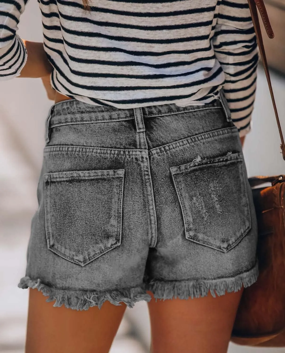 Women Lightweight Stylish Denim Shorts