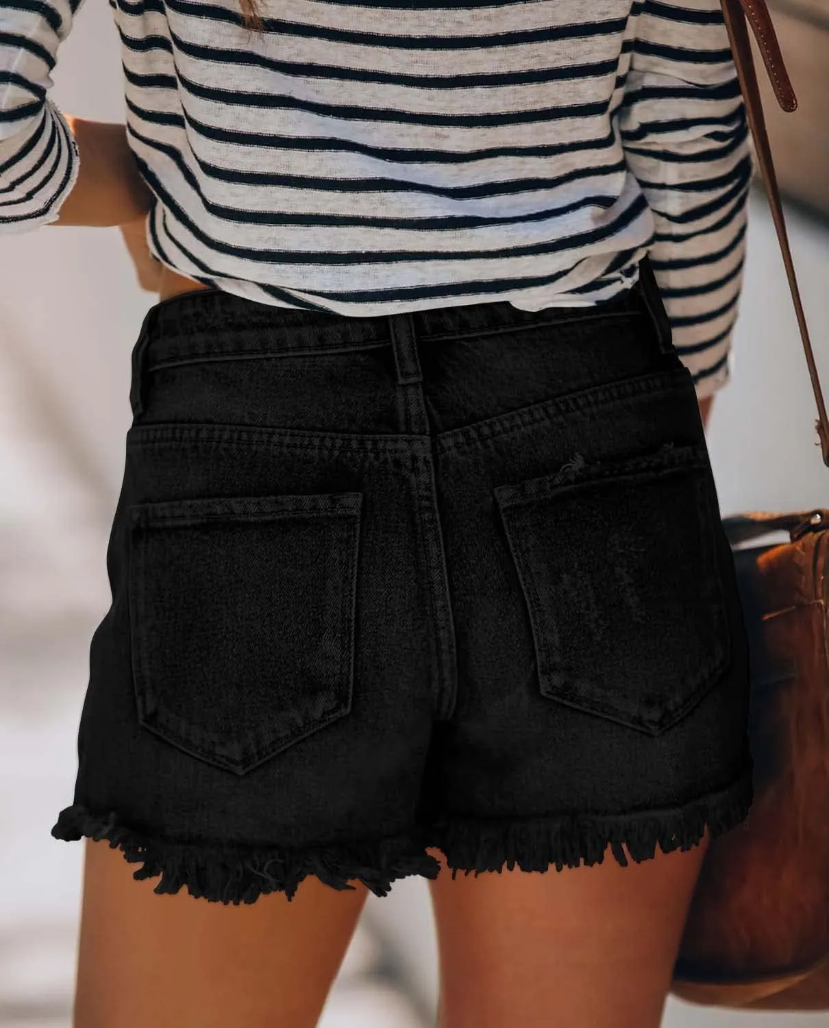 Women Lightweight Stylish Denim Shorts