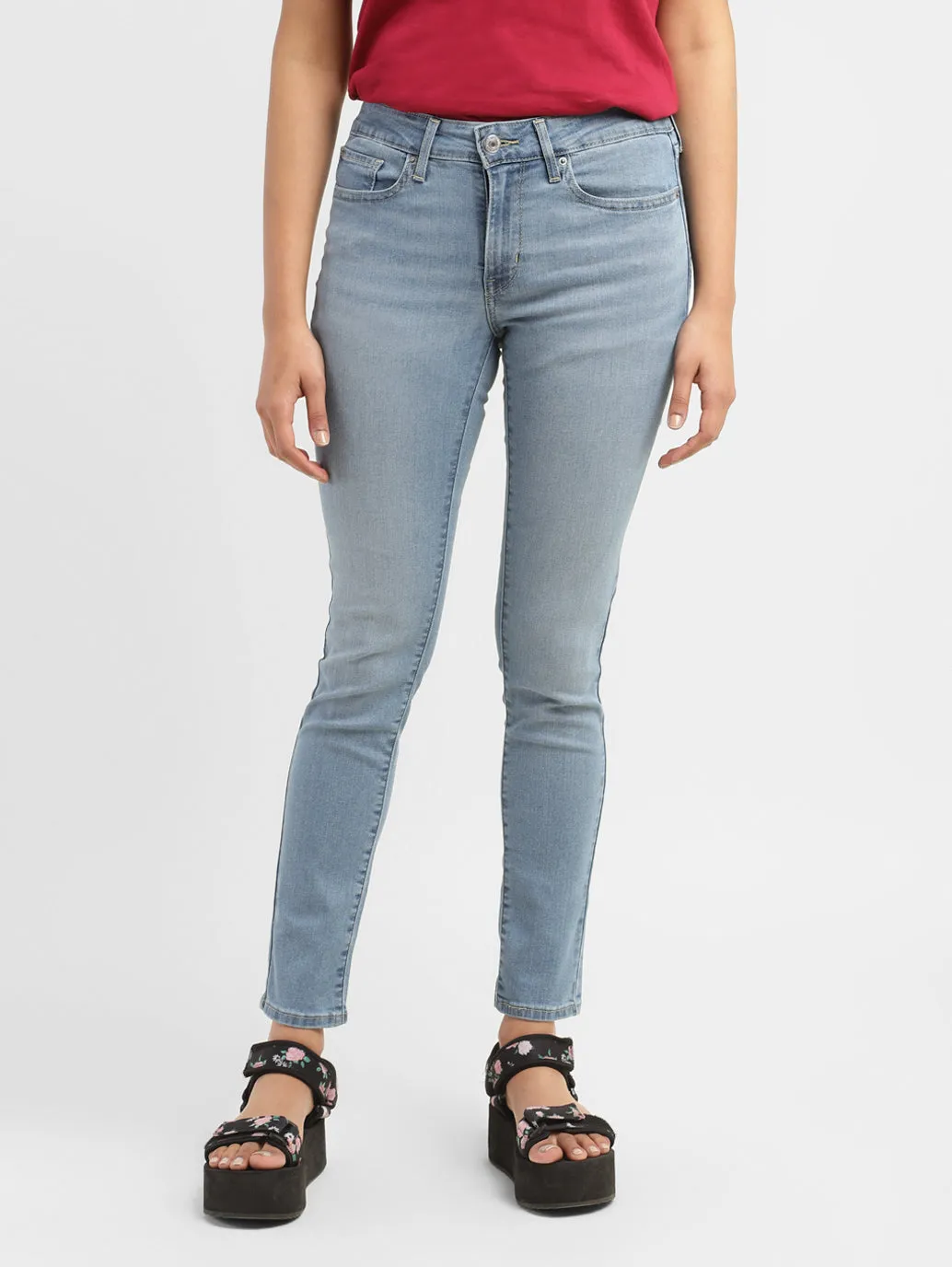 Women's Mid Rise 711 Skinny Fit Jeans