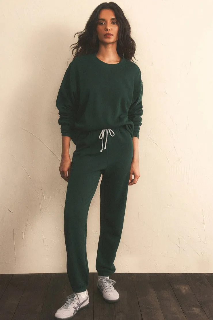 Z SUPPLY Boyfriend Crew Fleece Pullover - More Colors Available