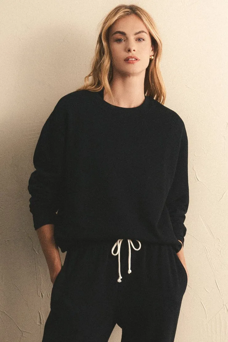 Z SUPPLY Boyfriend Crew Fleece Pullover - More Colors Available