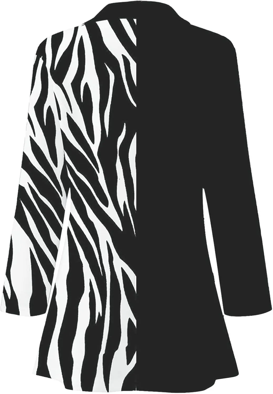 ZEFOTIM Women Blazer Fitted Fashion Plus Size Floral/Striped Coat Trendy Business 2024 Blazer